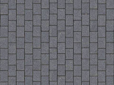 Grey pedestrian brick permeable brick cement brick square brick outdoor staggered brick