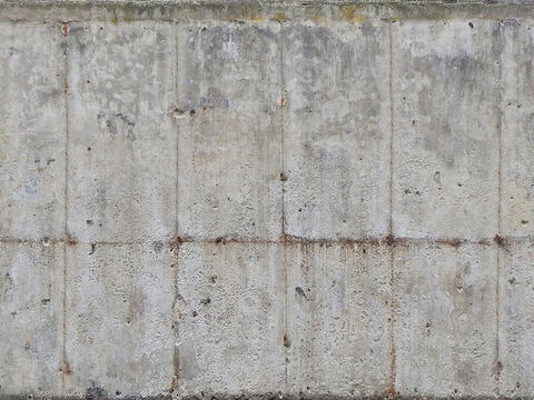 Seamless old concrete cement building exterior wall