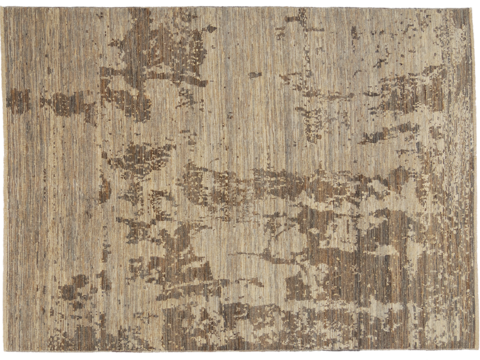 Buckle-free European classical retro distressed medieval carpet