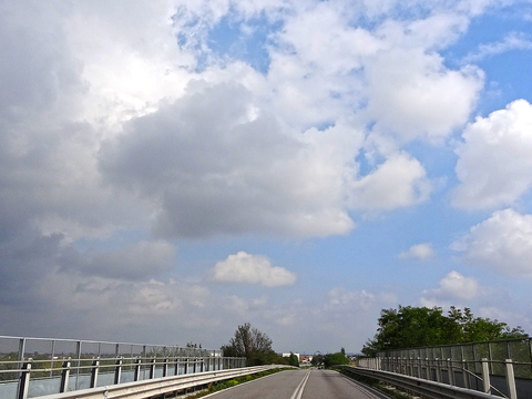 Cloudy sky landscape landscape