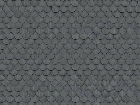 Grey Fish Scale Tile Roof Tile Cement Tile Asphalt Tile