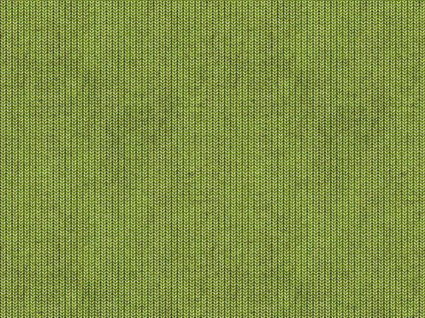 green knitted fabric