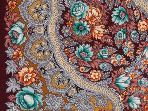 European-style floral cloth pattern