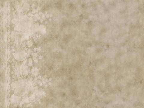 Beige printed wallpaper