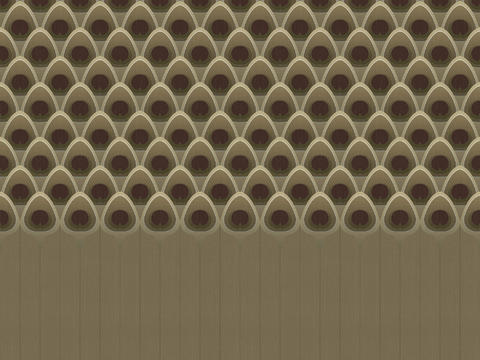 Brown geometric wallpaper