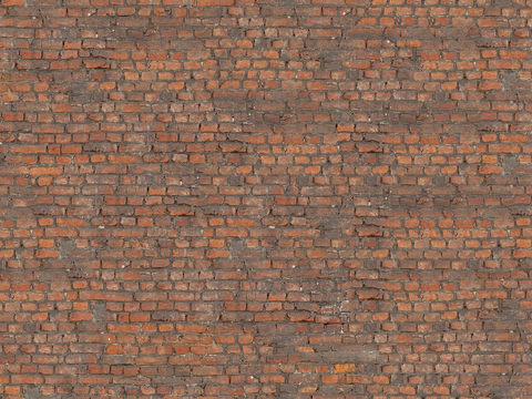 Seamless aging old red brick wall outdoor wall tiles