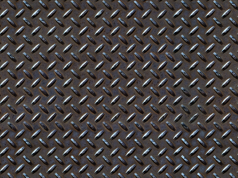 Seamless wrought iron sheet steel texture