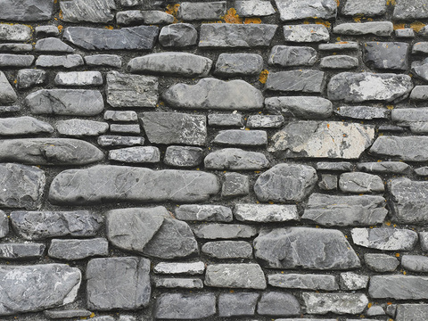 Seamless outdoor building rock block stone wall brick wall ground