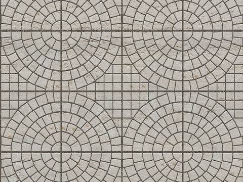 Seamless goose soft stone patchwork floor tile sidewalk road ground square paving