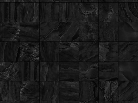 seamless black marble mosaic