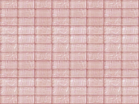 Pink long glass brick