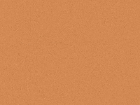 Seamless light orange pleated fine-grain leather