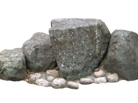 Buckle-free material stone rockery