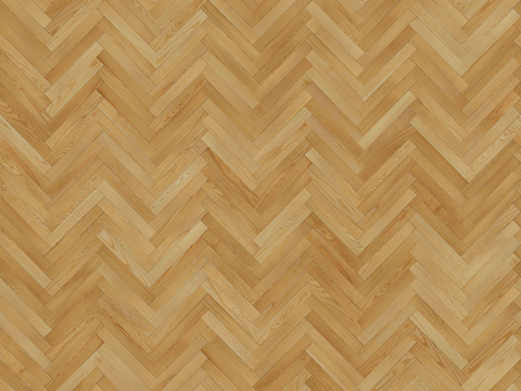 Seamless Herringbone Textured Parquet Wood Floor