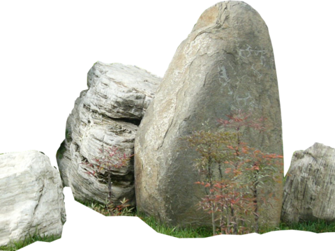 Buckle-free material stone rockery