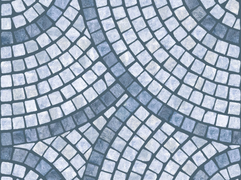 seamless blue shaped mosaic ceramic marble mosaic