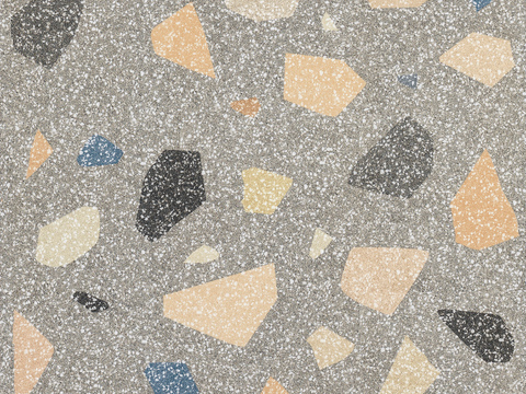 colored terrazzo