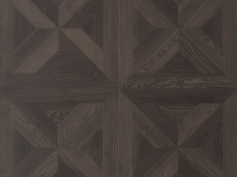 Grey brown parquet wood floor