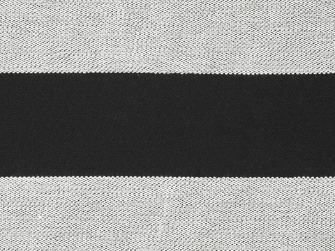 Black and white striped fabric