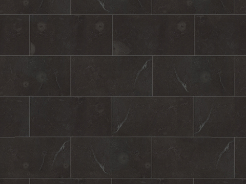 Seamless Modern Black Marble Stone Geometric Splicing Parquet Pattern Tile Floor Tile Wall Tile