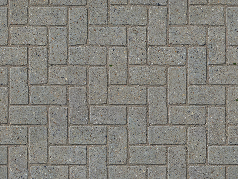 Seamless Herringbone Patchwork Floor Tile Sidewalk Road Ground Square Paving