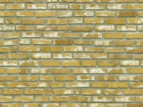 Seamless aging old yellow brick wall outdoor wall tiles