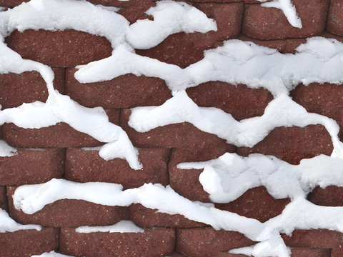 Seamless red brick wall outdoor wall ground