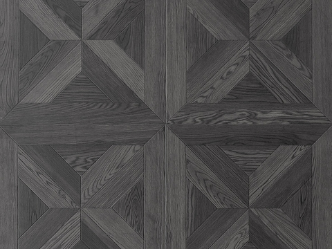 dark gray parquet wood floor