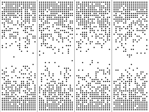 Perforated sheet metal punching plate