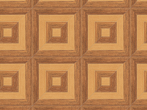 Seamless Geometric Square Parquet Pattern Textured Wood Floor