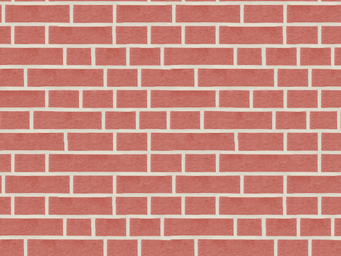 Seamless red brick wall exterior wall ground