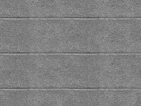 Seamless concrete cement building wall