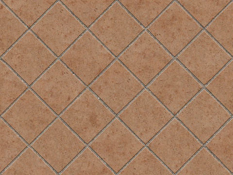 Seamless pottery tile parquet floor tile sidewalk road ground square paving