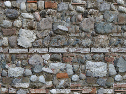 Seamless outdoor building rock block stone wall brick wall ground