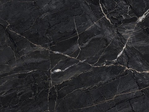 ink black gold silk marble