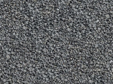 Outdoor cobblestone gravel ground