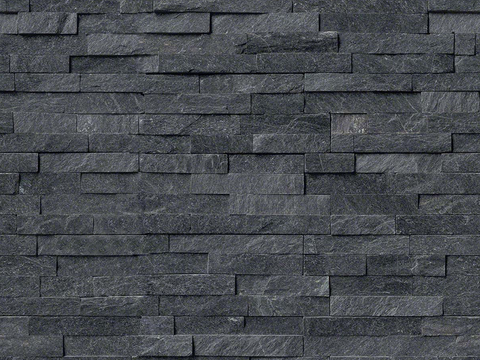 Culture stone wall gray concave-convex stone wall