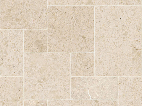 Seamless Beige Roman Leme Stone Floor Tile Castle Brick 3