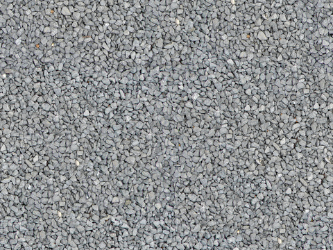 Pebble gravel ground