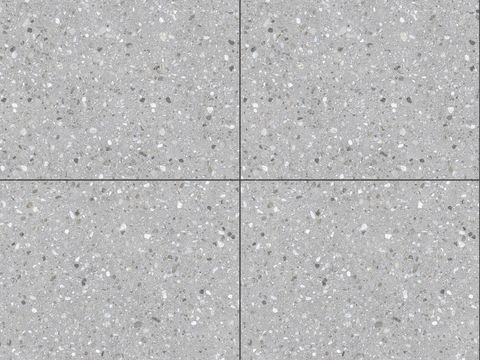 Grey terrazzo tile 5677