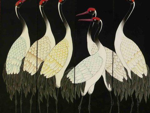 New Chinese Decorative Painting Crane