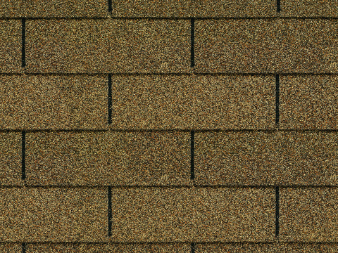 Seamless villa building roof asphalt tiles