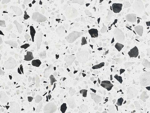 Black and white terrazzo 4015