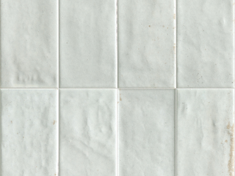 Celadon white retro long art brick