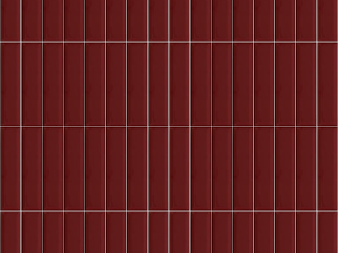 Retro wine red Rectangular Solid Color Tile 9515