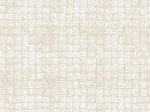 Seamless creamy-white abstract geometric lines cloth pattern wall covering