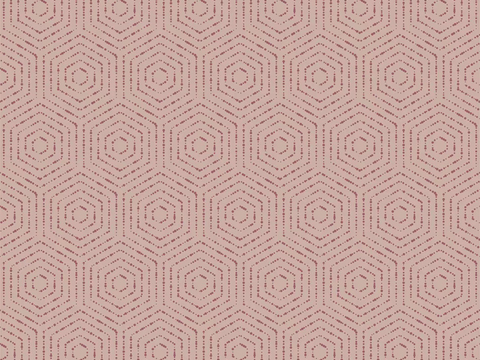 Seamless Pink Hexagon Geometric Texture Carpet