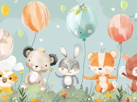 Children's Cartoon Wallpaper