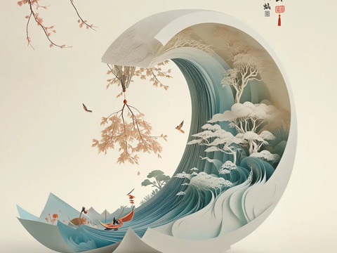 New Chinese Decorative Painting