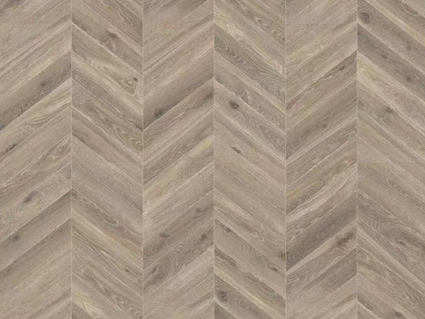 Seamless fishbone wood floor